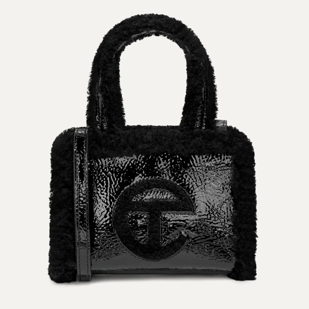 Telfar x UGG Black Small Shopper Bag - Crinkle